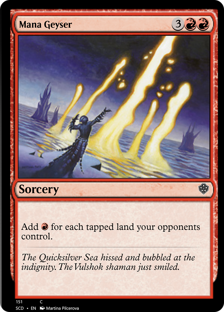 Mana Geyser [Starter Commander Decks] | Exor Games Truro