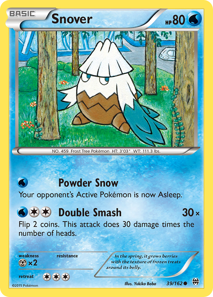 Snover (39/162) [XY: BREAKthrough] | Exor Games Truro