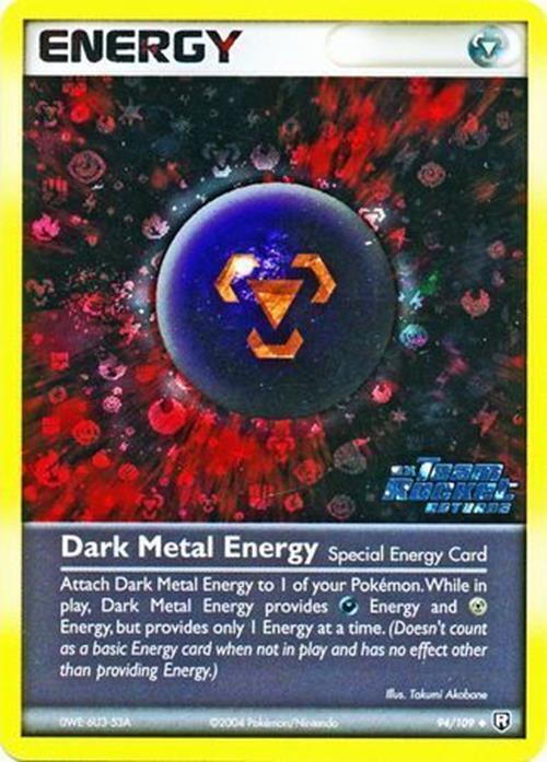 Dark Metal Energy (94/109) (Stamped) [EX: Team Rocket Returns] | Exor Games Truro