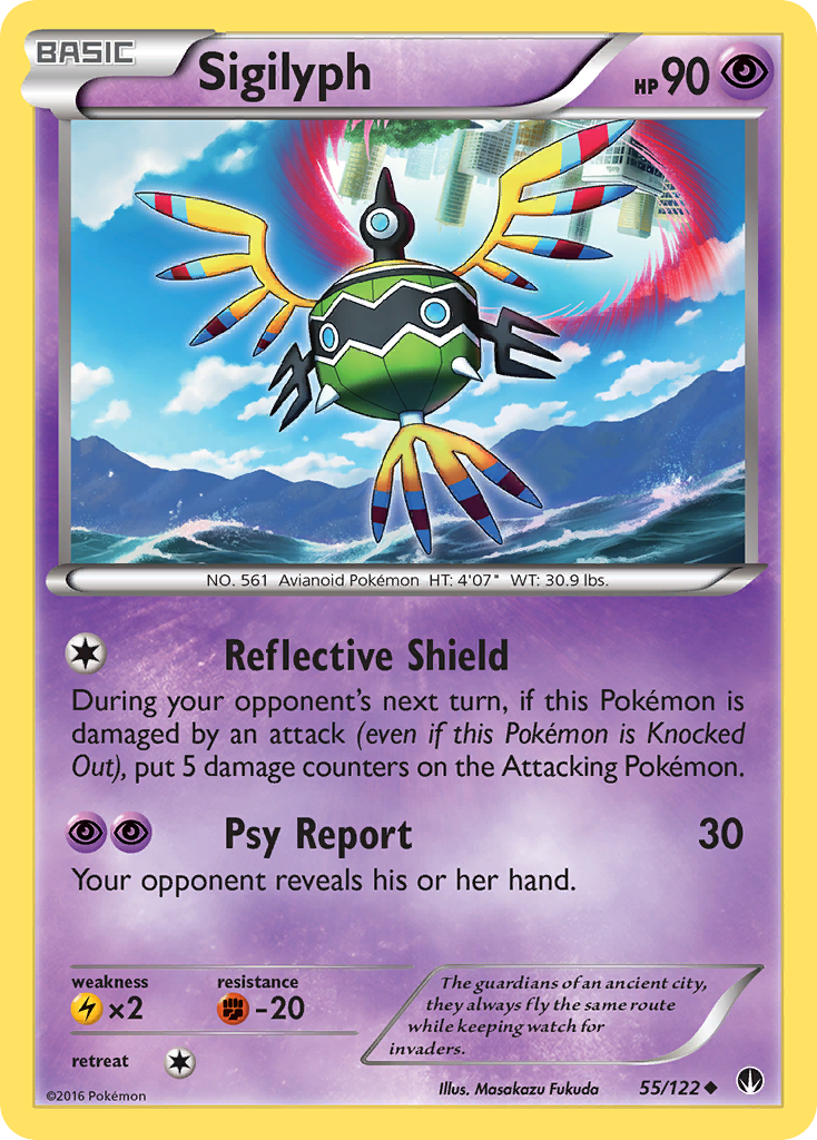 Sigilyph (55/122) [XY: BREAKpoint] | Exor Games Truro
