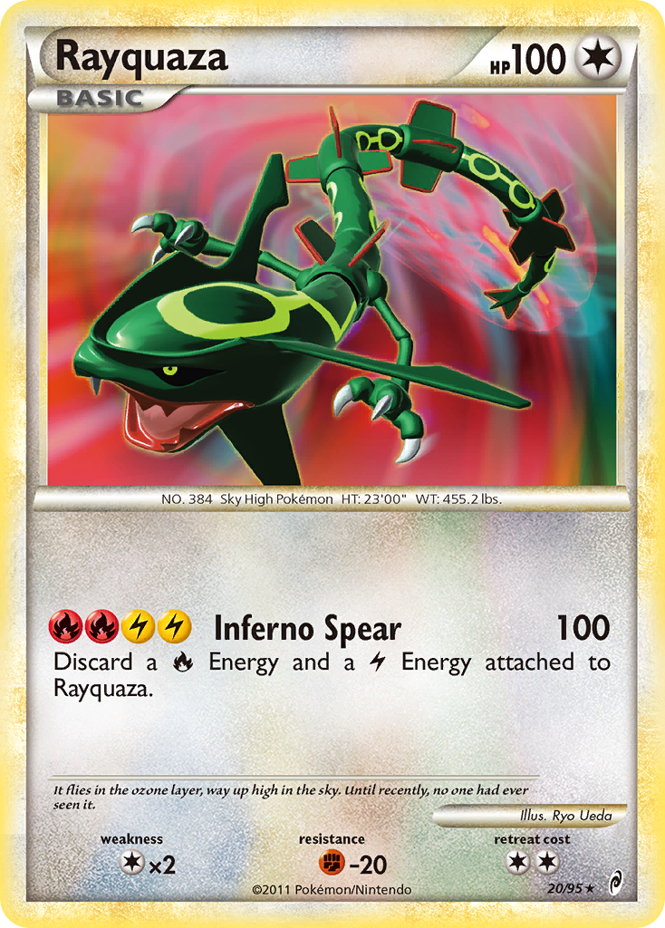 Rayquaza (20/95) [HeartGold & SoulSilver: Call of Legends] | Exor Games Truro