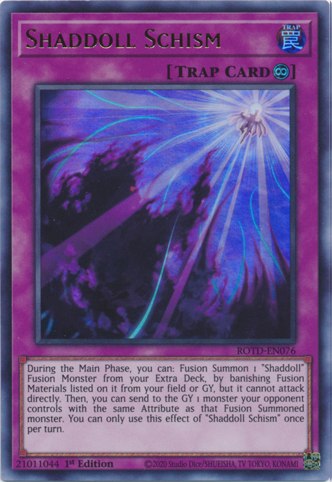 Shaddoll Schism [ROTD-EN076] Ultra Rare | Exor Games Truro