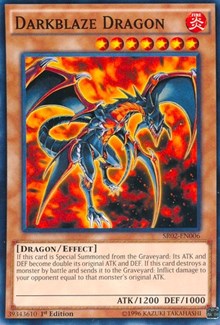 Darkblaze Dragon [SR02-EN006] Common | Exor Games Truro