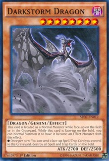 Darkstorm Dragon [SR02-EN012] Common | Exor Games Truro