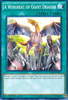 A Wingbeat of Giant Dragon [SR02-EN027] Common | Exor Games Truro