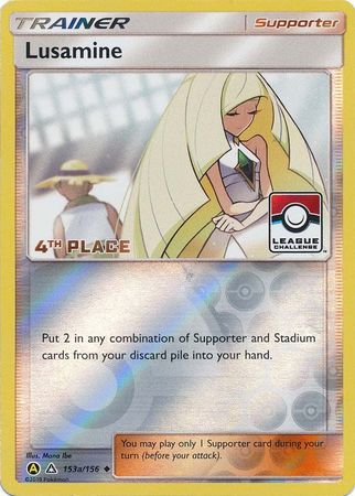 Lusamine (153a/156) (League Challenge Alt Art 4th Place) [Sun & Moon: Ultra Prism] | Exor Games Truro