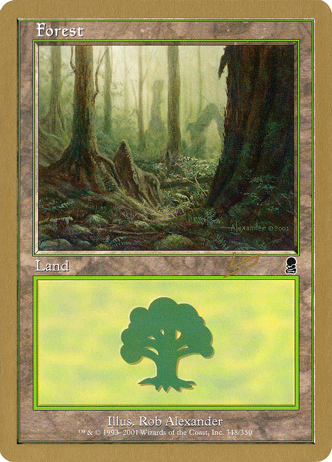 Forest (rl348) (Raphael Levy) [World Championship Decks 2002] | Exor Games Truro