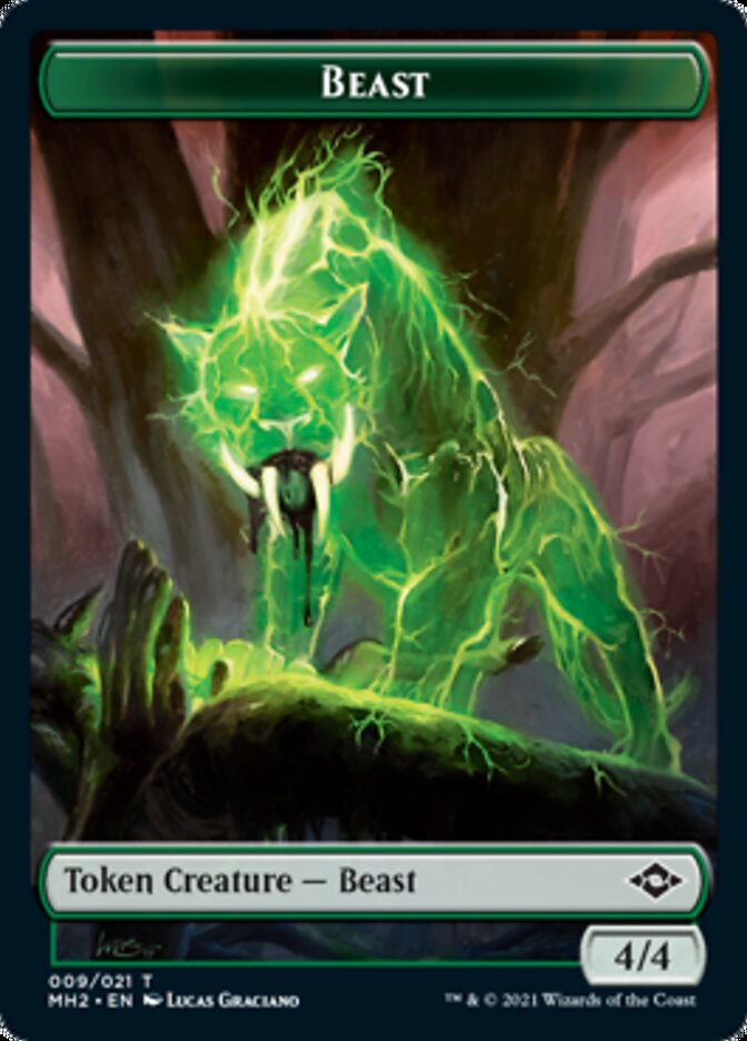 Beast Token // Treasure Token (#20) [Modern Horizons 2 Tokens] | Exor Games Truro