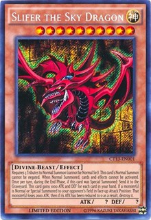 Slifer the Sky Dragon [CT13-EN001] Secret Rare | Exor Games Truro