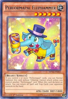 Performapal Elephammer [MP16-EN002] Rare | Exor Games Truro