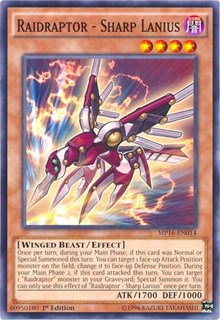 Raidraptor - Sharp Lanius [MP16-EN014] Common | Exor Games Truro