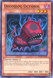 Doomdog Octhros [MP16-EN018] Common | Exor Games Truro