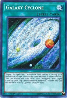 Galaxy Cyclone [MP16-EN027] Secret Rare | Exor Games Truro