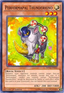 Performapal Thunderhino [MP16-EN045] Common | Exor Games Truro