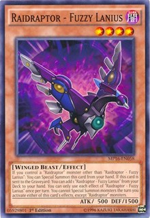 Raidraptor - Fuzzy Lanius [MP16-EN058] Common | Exor Games Truro