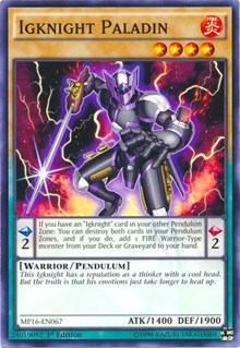 Igknight Paladin [MP16-EN067] Common | Exor Games Truro