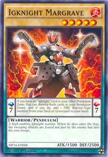 Igknight Margrave [MP16-EN068] Common | Exor Games Truro