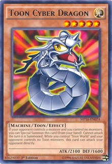 Toon Cyber Dragon [MP16-EN074] Rare | Exor Games Truro