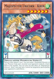 Majespecter Unicorn - Kirin [MP16-EN129] Rare | Exor Games Truro