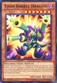 Toon Barrel Dragon [MP16-EN132] Rare | Exor Games Truro