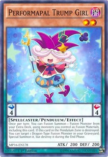 Performapal Trump Girl [MP16-EN178] Common | Exor Games Truro