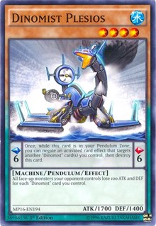 Dinomist Plesios [MP16-EN194] Common | Exor Games Truro