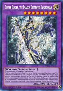 Buster Blader, the Dragon Destroyer Swordsman [MP16-EN210] Secret Rare | Exor Games Truro