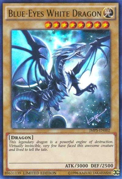 Blue-Eyes White Dragon (JMPS-EN002) [JMPS-EN002] Ultra Rare | Exor Games Truro