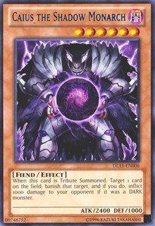 Caius the Shadow Monarch (Blue) [DL15-EN006] Rare | Exor Games Truro