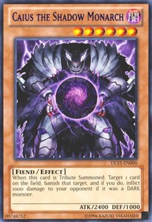 Caius the Shadow Monarch (Purple) [DL15-EN006] Rare | Exor Games Truro