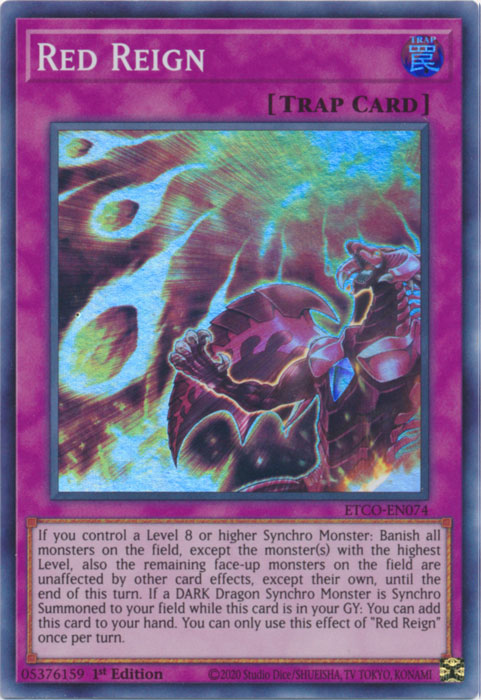 Red Reign [ETCO-EN074] Super Rare | Exor Games Truro
