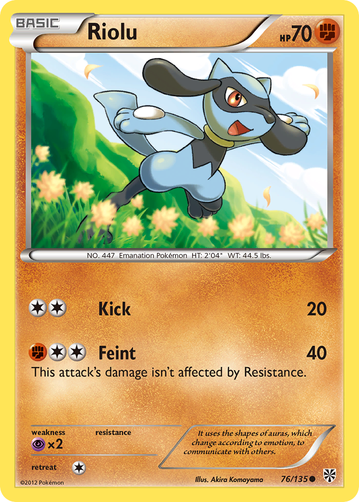 Riolu (76/135) [Black & White: Plasma Storm] | Exor Games Truro