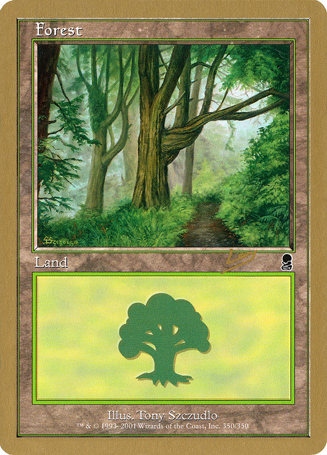 Forest (rl350) (Raphael Levy) [World Championship Decks 2002] | Exor Games Truro