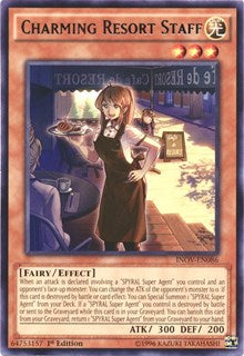 Charming Resort Staff [INOV-EN086] Rare | Exor Games Truro