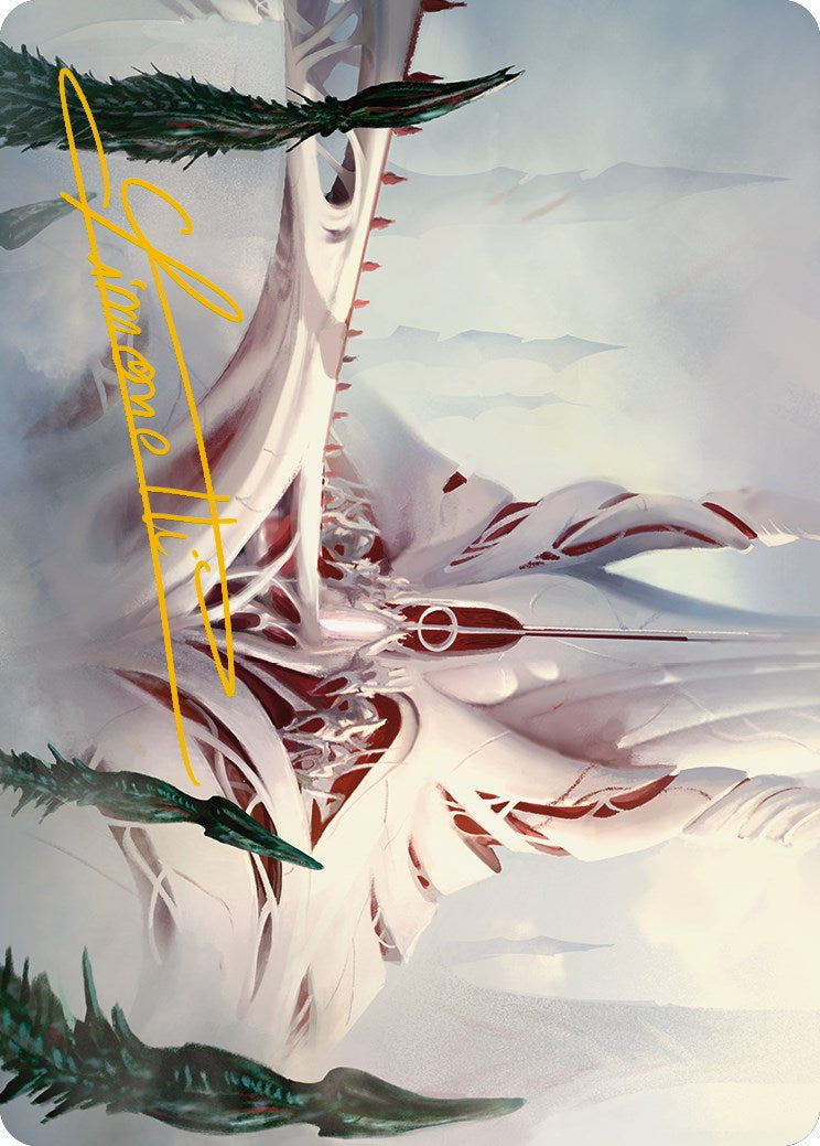 The Fair Basilica Art Card (Gold-Stamped Signature) [Phyrexia: All Will Be One Art Series] | Exor Games Truro