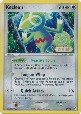 Kecleon (37/92) (Stamped) [EX: Legend Maker] | Exor Games Truro