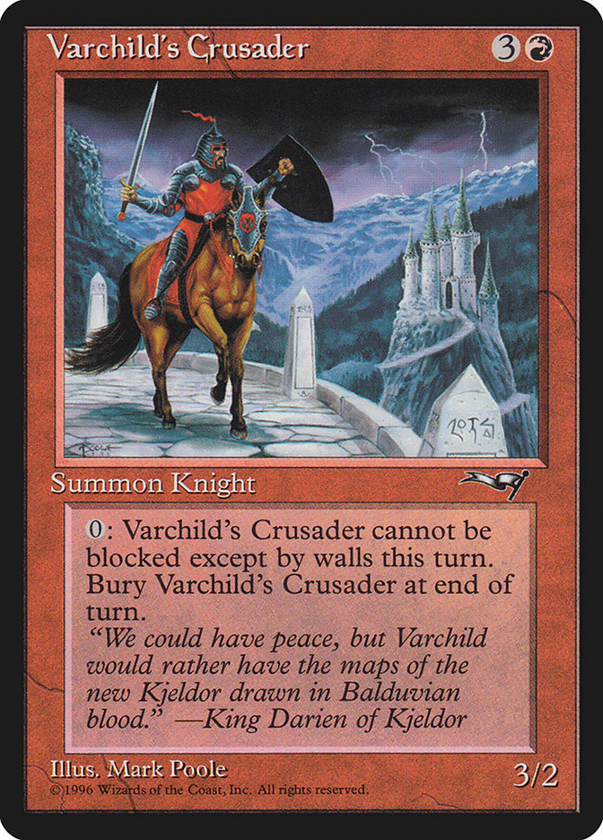 Varchild's Crusader (Brown Horse) [Alliances] | Exor Games Truro
