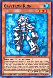 Crystron Rion [INOV-ENSE3] Super Rare | Exor Games Truro