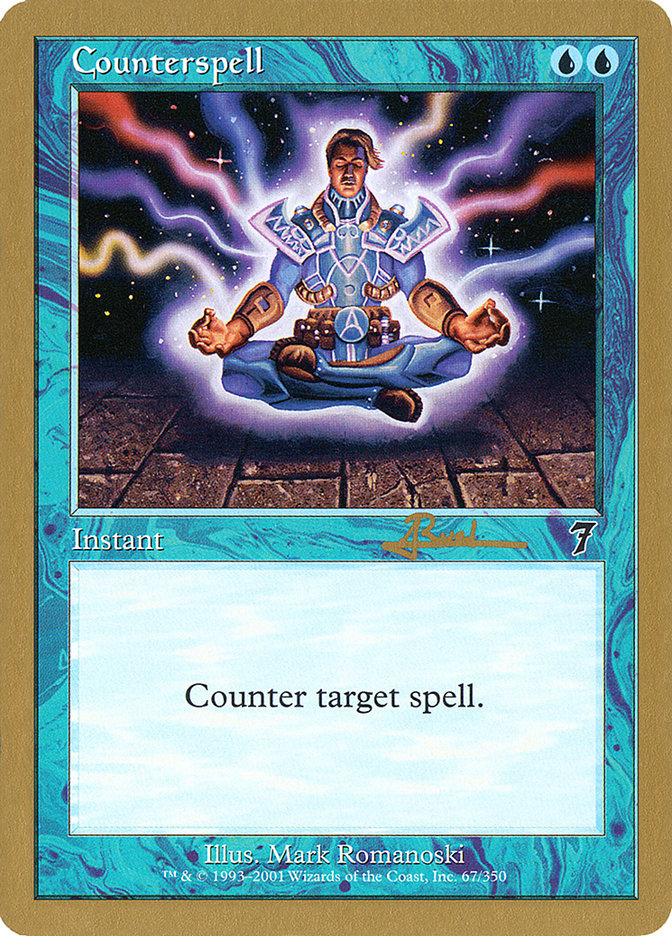 Counterspell (Antoine Ruel) (7ED) [World Championship Decks 2001] | Exor Games Truro