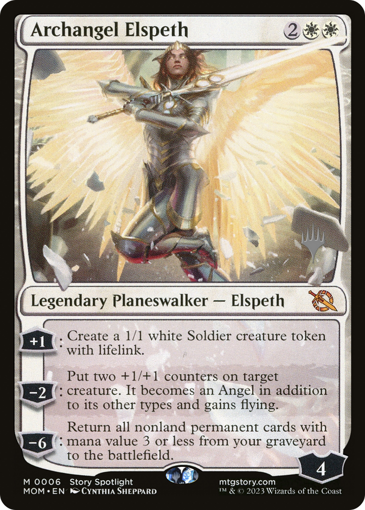 Archangel Elspeth (Promo Pack) [March of the Machine Promos] | Exor Games Truro