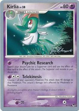 Kirlia LV.28 (8/17) (Psychic Lock - Jason Klaczynski) [World Championships 2008] | Exor Games Truro