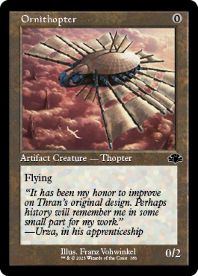 Ornithopter (Retro) [Dominaria Remastered] | Exor Games Truro