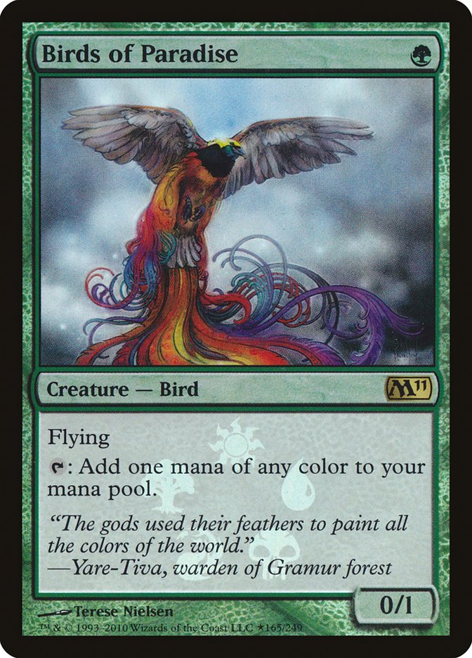 Birds of Paradise (Buy-A-Box) [Magic 2011 Promos] | Exor Games Truro