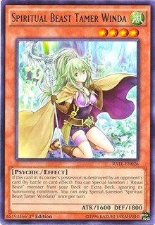 Spiritual Beast Tamer Winda [RATE-EN026] Rare | Exor Games Truro