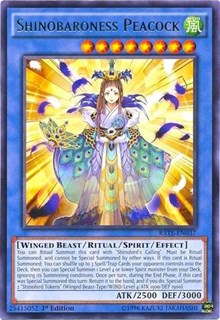 Shinobaroness Peacock [RATE-EN037] Rare | Exor Games Truro