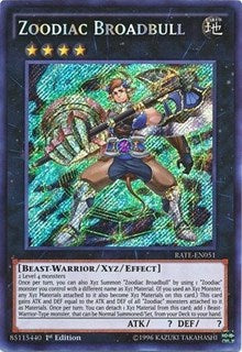 Zoodiac Broadbull [RATE-EN051] Secret Rare | Exor Games Truro