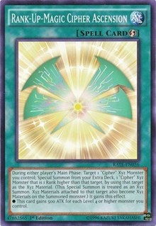 Rank-Up-Magic Cipher Ascension [RATE-EN056] Common | Exor Games Truro