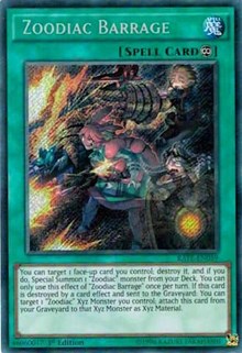 Zoodiac Barrage [RATE-EN059] Secret Rare | Exor Games Truro