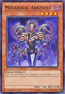 Mekanikal Arkfiend [RATE-EN094] Common | Exor Games Truro