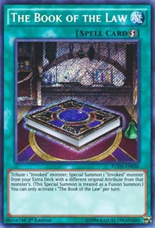 The Book of the Law [FUEN-EN036] Secret Rare | Exor Games Truro